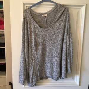 Silence and Noise Grey Long Sleeved Top